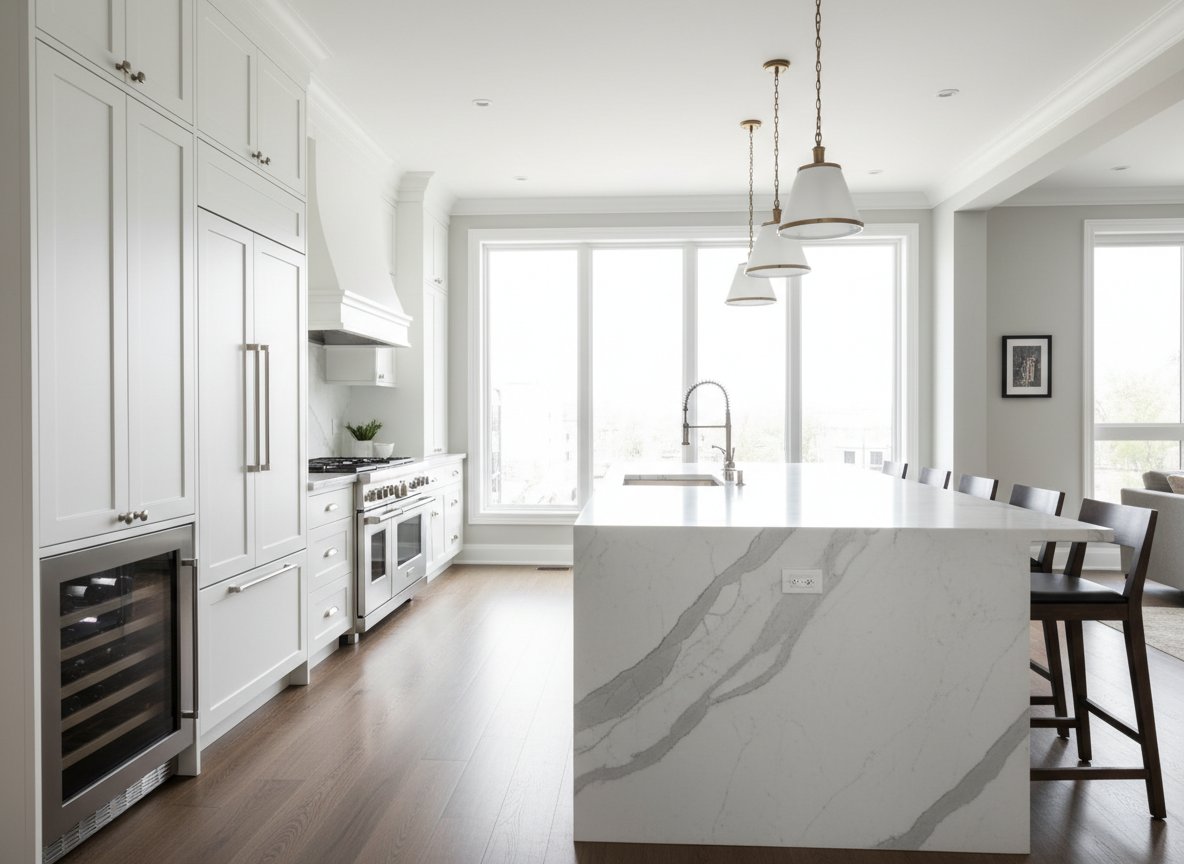 Luxury Moorpark kitchen with premium built-in appliances
